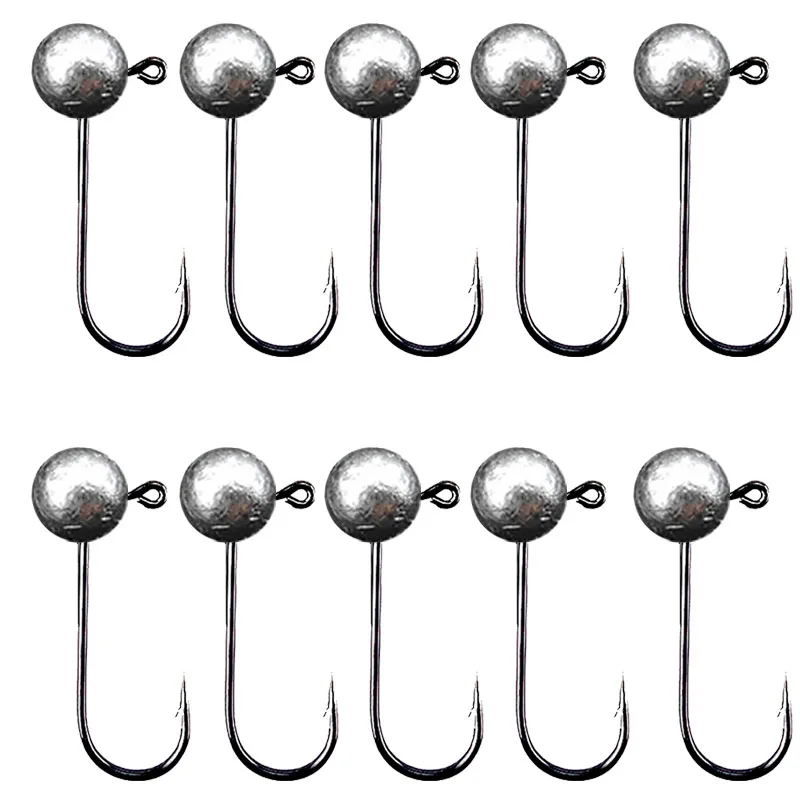 Fishing Hook Barbless - 10 sztuk/partia główka jigowa haczyk wędkarski