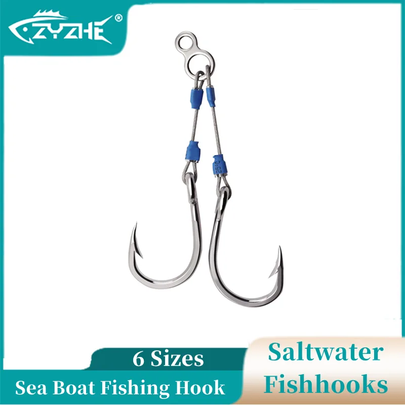 Fishing Hook Assortment - Haczyki wędkarskie ZYZHE ze stalowego drutu,