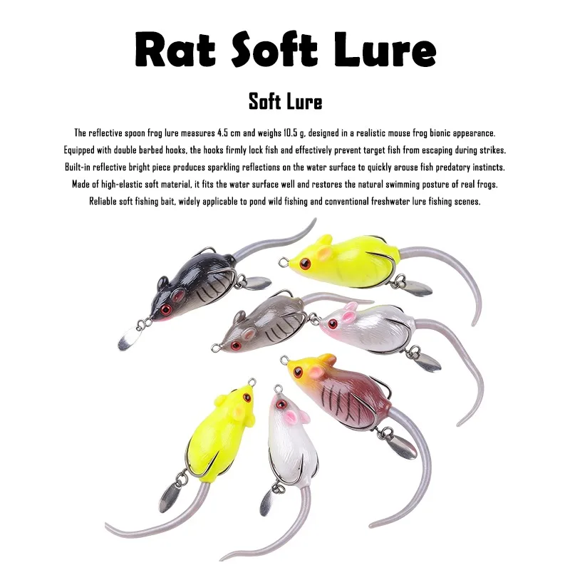 Fishing Hook Weedless - 1 SZT./2 SZT./3 SZT./4 SZT. Spinner