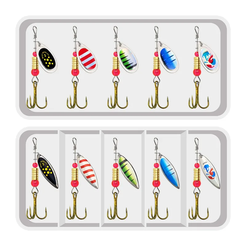 Fishing Hook Treble - Przynęta wędkarska Spinner Łyżki obrotowe 10