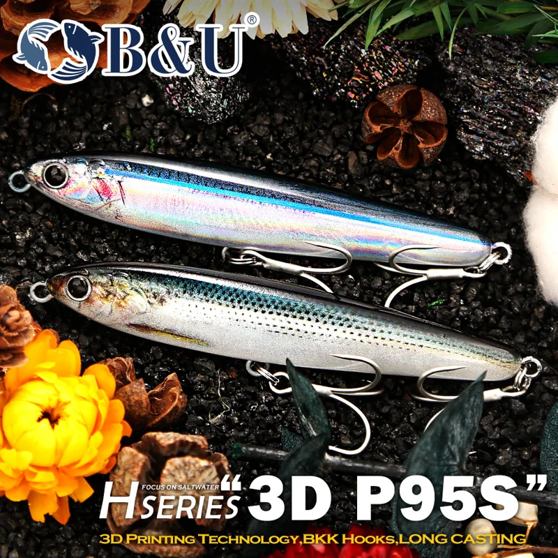 Fishing Hook Treble - Przynęta wędkarska typu sinking pencil B&U,