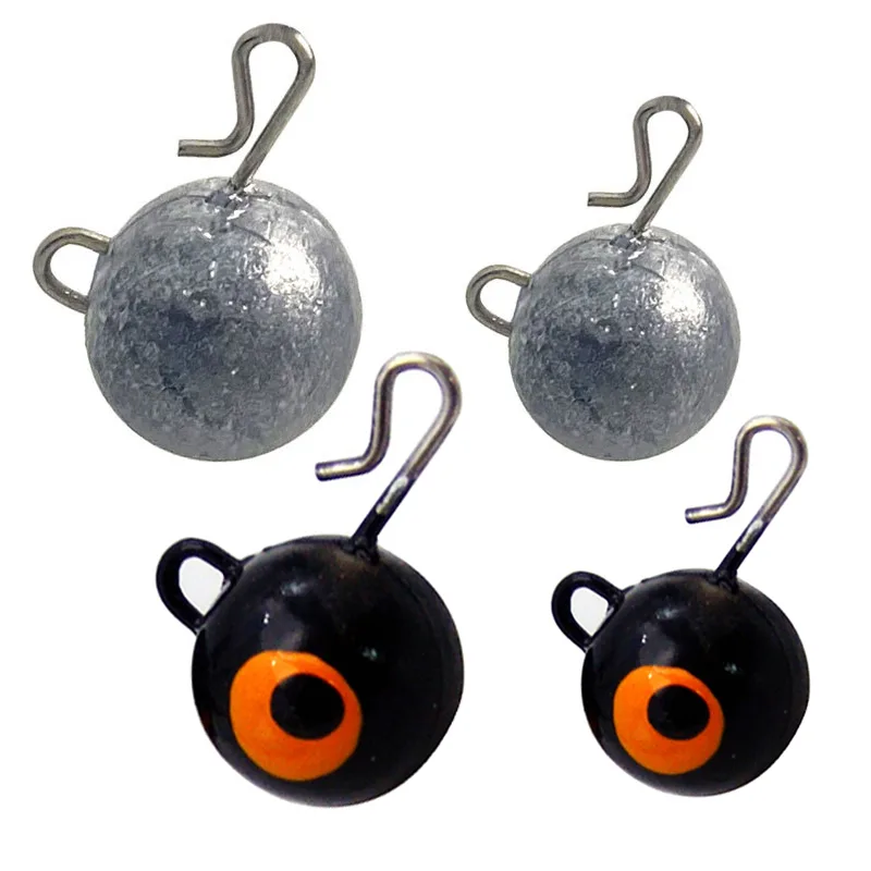 Fishing Hook Jig - 5 sztuk ciężarek wędkarski okrągła kulka