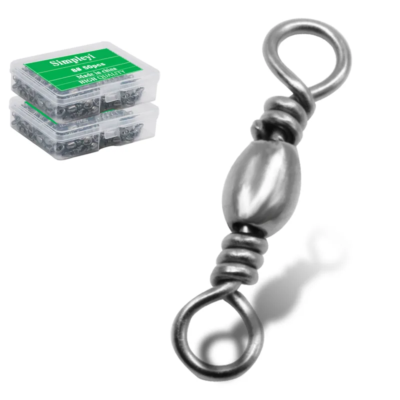 Fishing Hook Stainless Steel - 50 sztuk/1 pudełko łożysko kulkowe wędkarskie