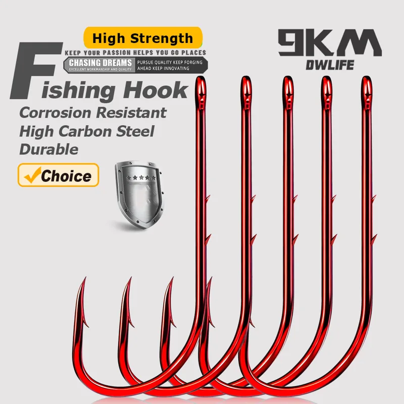 Fishing Hook Circle - Haczyki wędkarskie 9KM z uchwytem na
