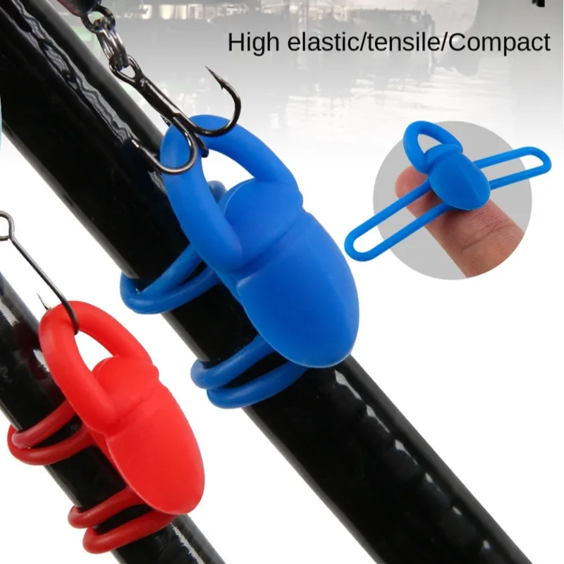 Fishing Hook Jig - 5 szt. Przenośne Silikonowe Haczyki Uchwyt