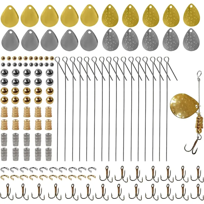 Fishing Hook Treble - 140Pcs Zestaw do robienia przynęt wędkarskich