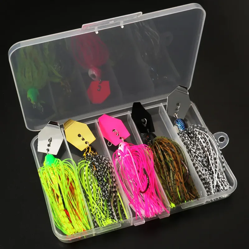 Fishing Hook Weedless - Zestaw przynęt spinningowych 7g/9g/12g/14g/21g, przynęty wędkarskie