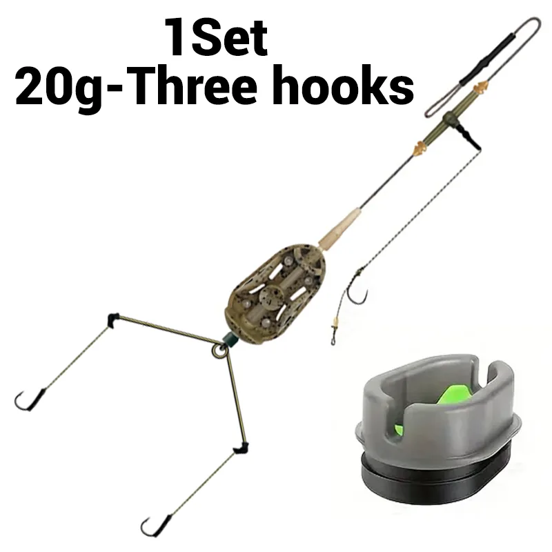 Fishing Hook Assortment - 3 haczyki wstępnie przywiązane do włosów