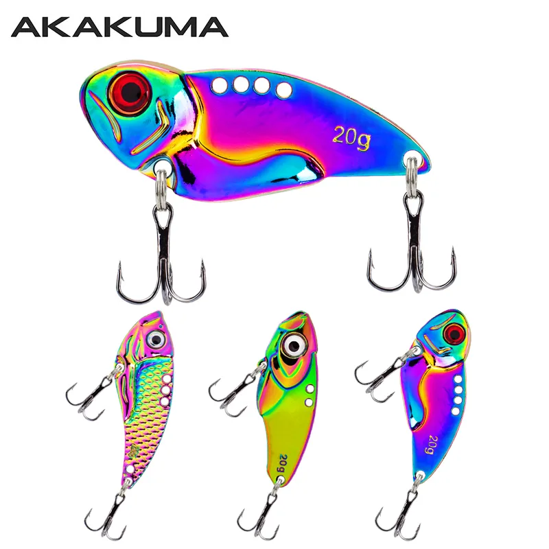 Fishing Hook Treble - 3 SZT. Metalowe Kolorowe Przynęty VIB