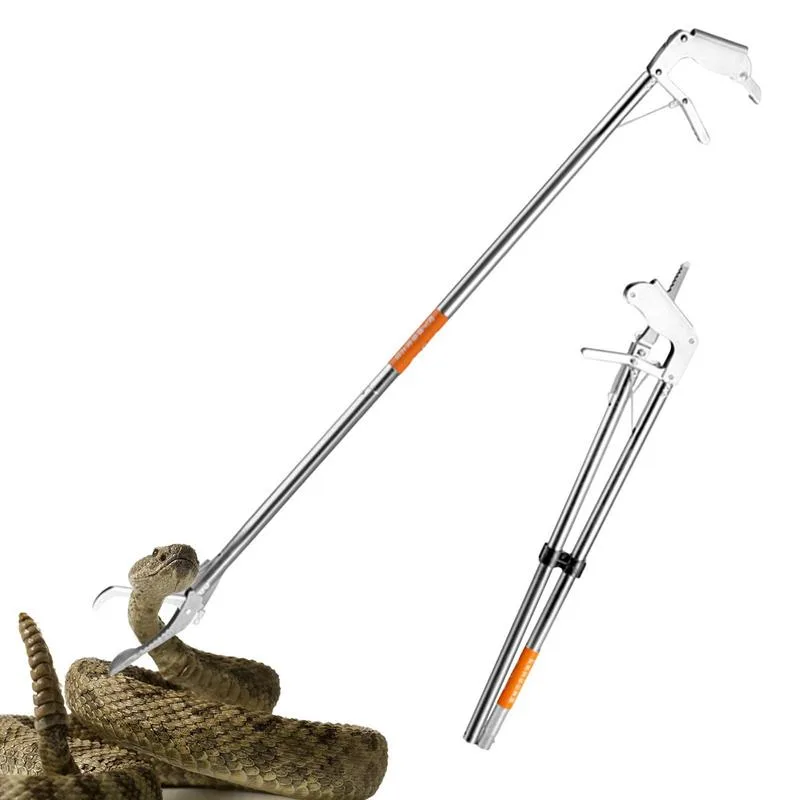 Fishing Hook Stainless Steel - 120cm składany łokieć węża/prosta główka narzędzie