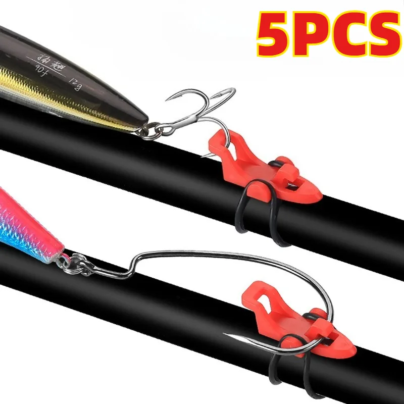 Fishing Hook Jig - 5 szt. Uchwyt na haczyk wędki,