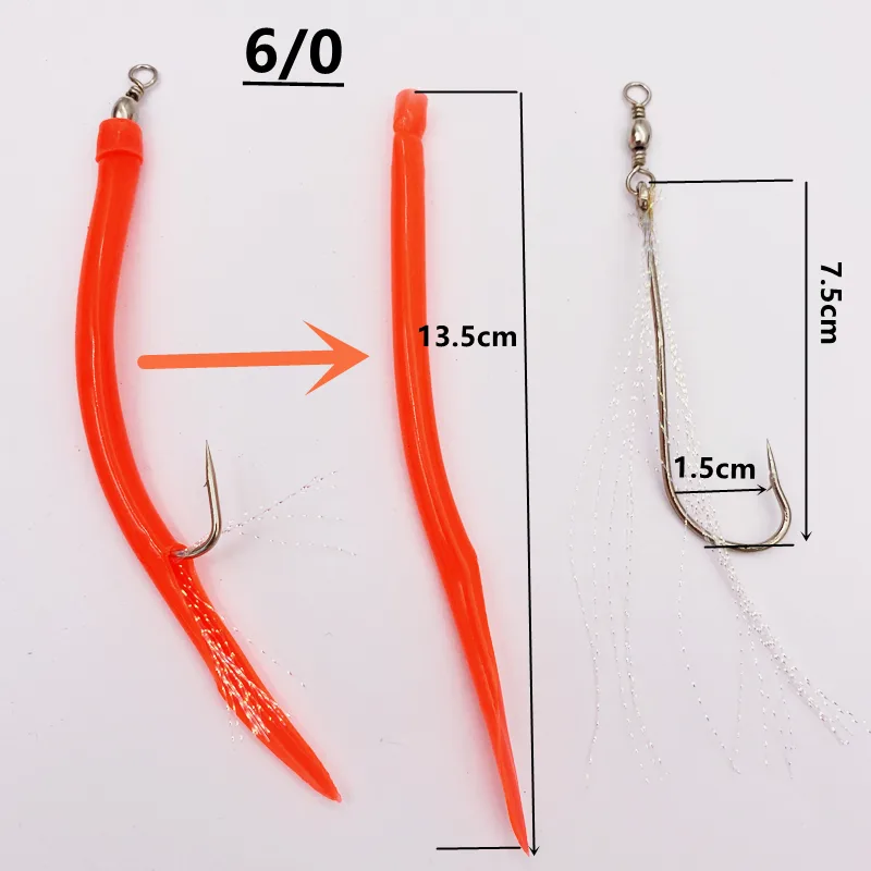 1/5 szt. Przynęta na dorsza, w – Fishing Hook Offset recenzja i cena