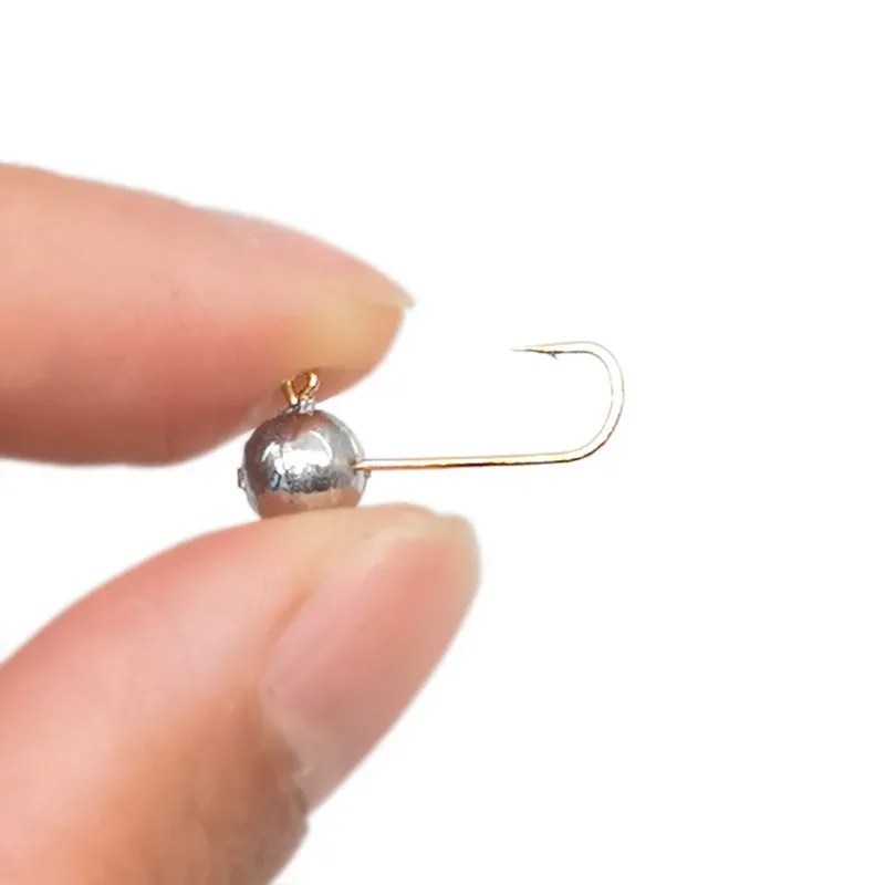 OUTKIT 10szt Mini Jig Head Hoo – Fishing Hook Barbless recenzja i cena