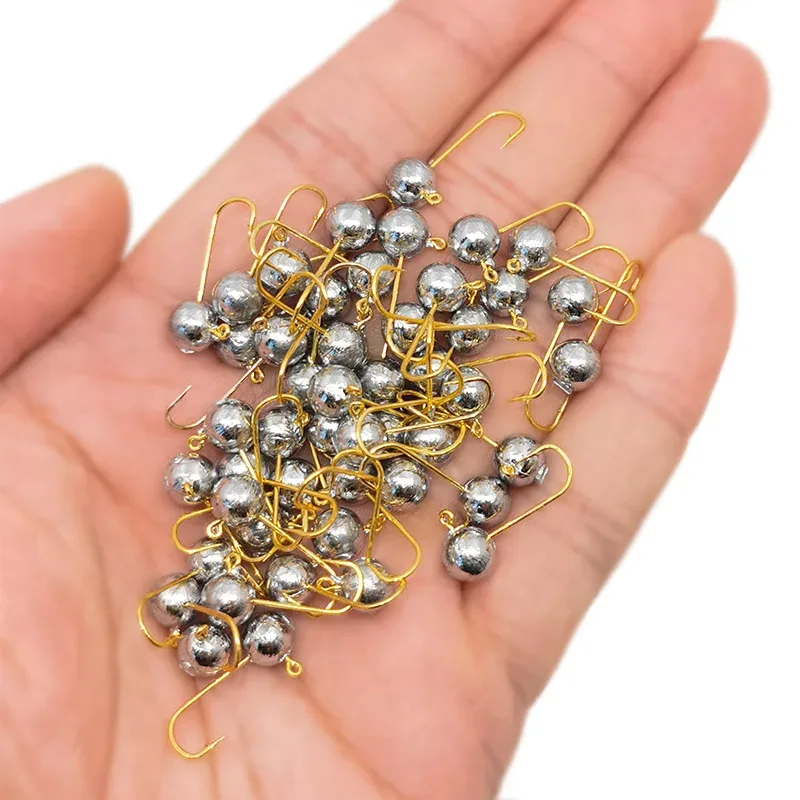 OUTKIT 10szt Mini Jig Head Hoo – Fishing Hook Barbless recenzja i cena