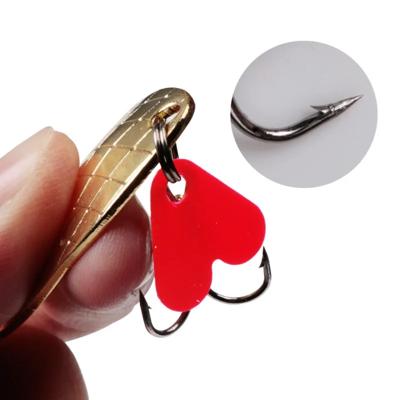 1 SZTUK Metalowa błystka do ji – Fishing Hook Treble recenzja i cena