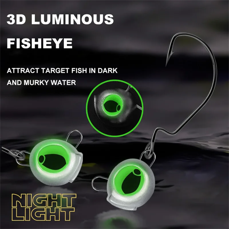 10 szt. Bezchwastowych głowic  – Fishing Hook Weedless recenzja i cena
