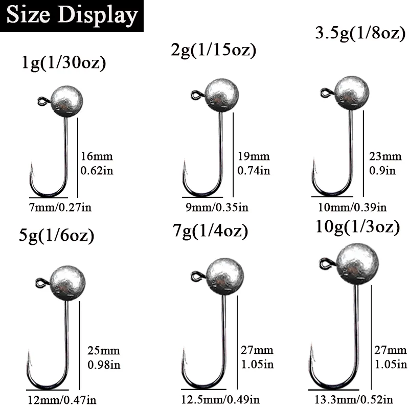 10 sztuk/partia główka jigowa  – Fishing Hook Barbless recenzja i cena