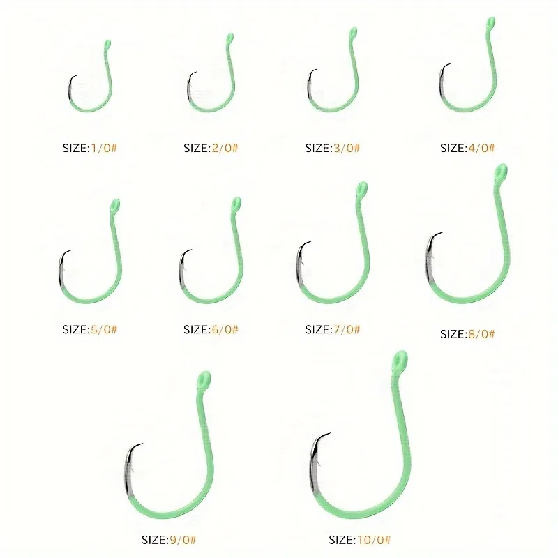 ZYZHE 10 sztuk/pudełko Świecąc – Fishing Hook Circle recenzja i cena