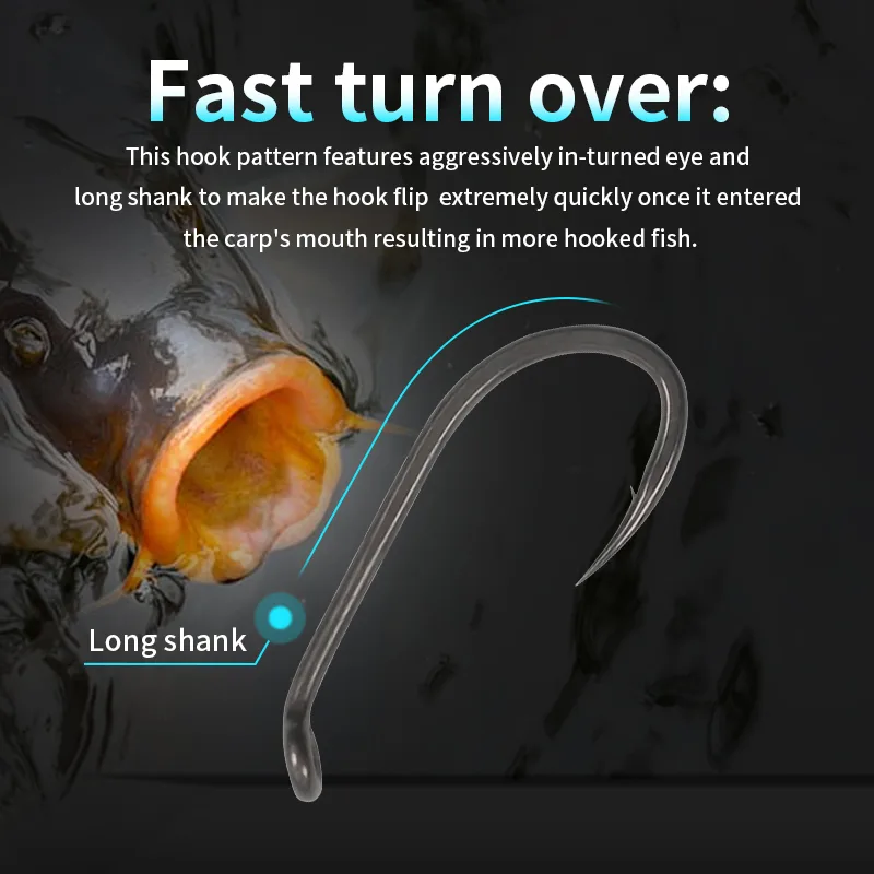 10szt Haczyk wędkarski karpiow – Fishing Hook Barbless recenzja i cena