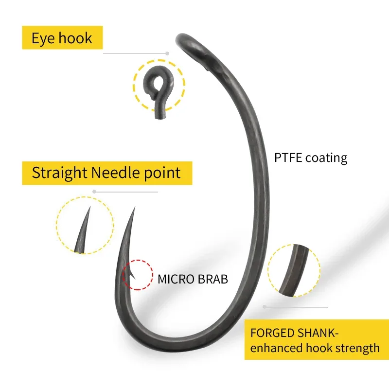 10 szt. Haczyk wędkarski karpi – Fishing Hook Barbless recenzja i cena