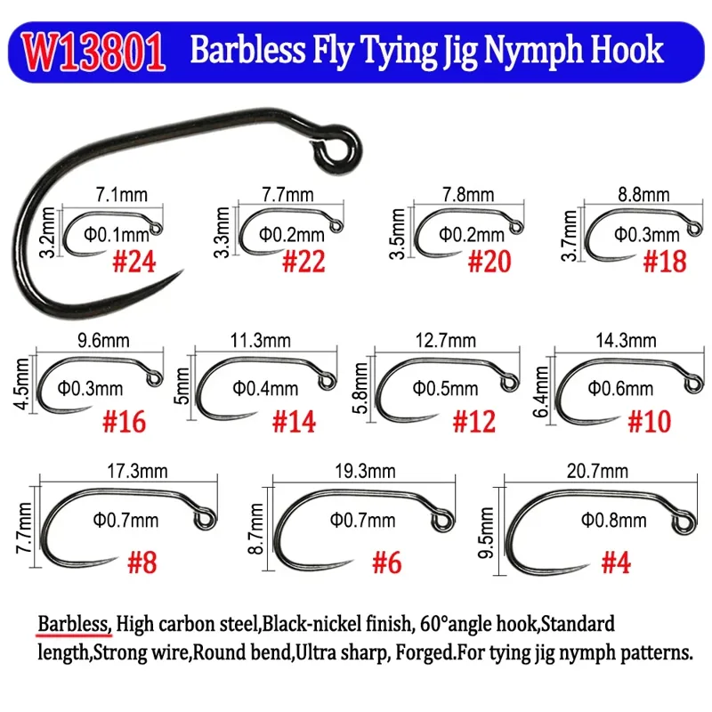 200szt Haczyk wędkarski z kolc – Fishing Hook Barbless recenzja i cena