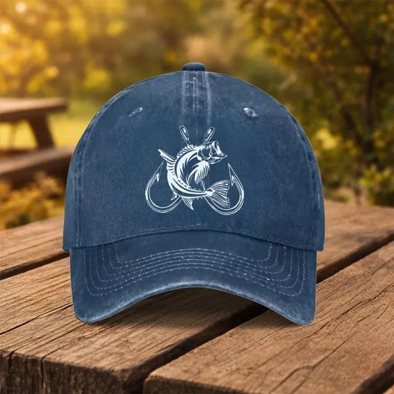 Czapka baseballowa z grafiką h – Fishing Hook Size recenzja i cena