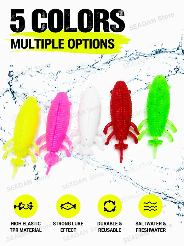 5 szt. Pływające, miękkie przy – Fishing Hook Weedless recenzja i cena