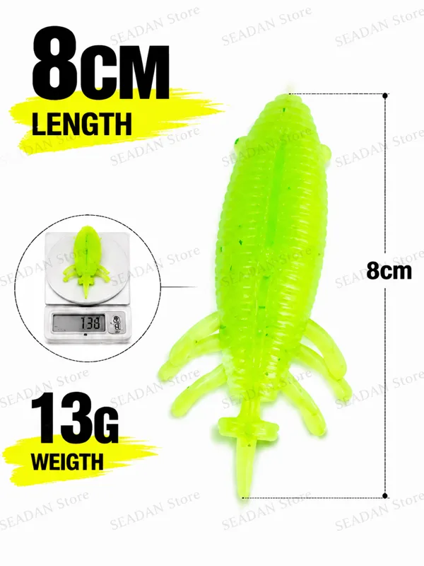5 szt. Pływające, miękkie przy – Fishing Hook Weedless recenzja i cena