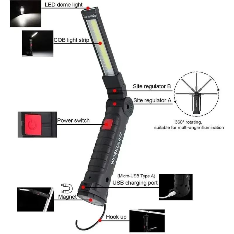 Akumulatorowa magnetyczna lamp – Fishing Hook recenzja i cena