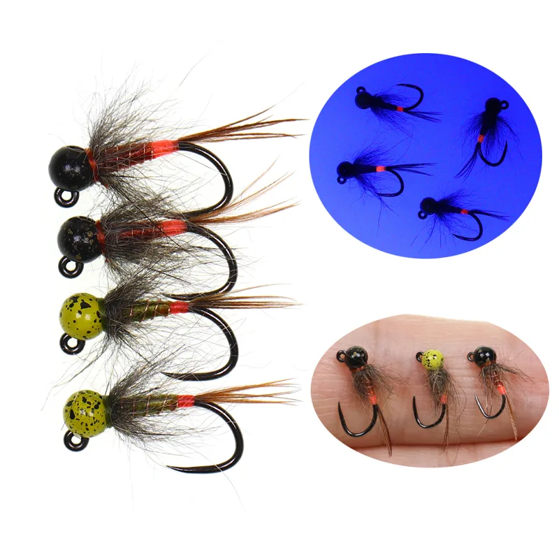 6 SZT. Główki jigowe z wolfram – Fishing Hook Barbless recenzja i cena