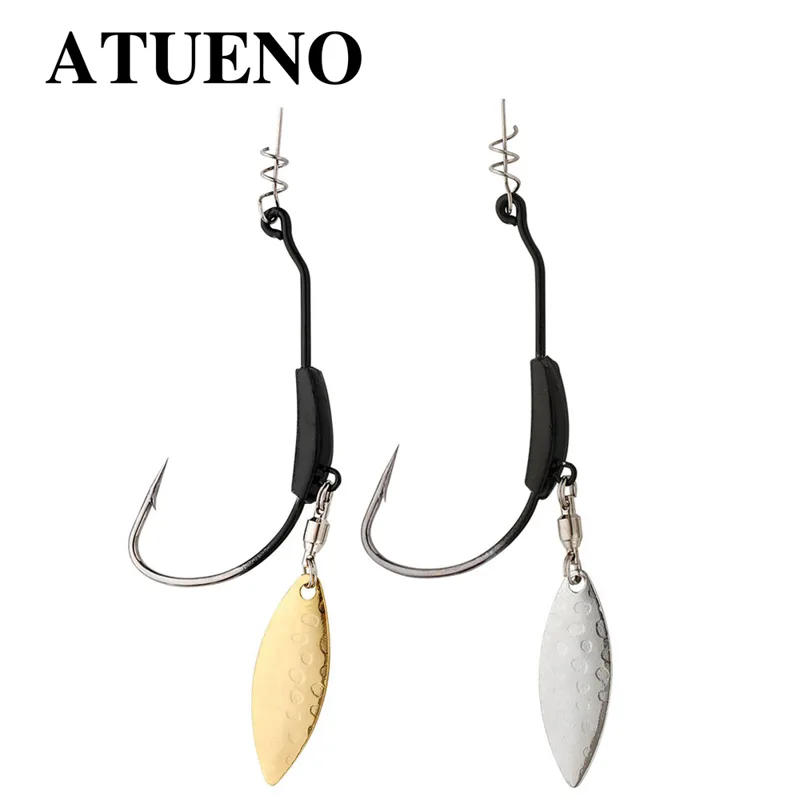 ATUENO 4 sztuk Offset haczyki  – Fishing Hook Offset recenzja i cena