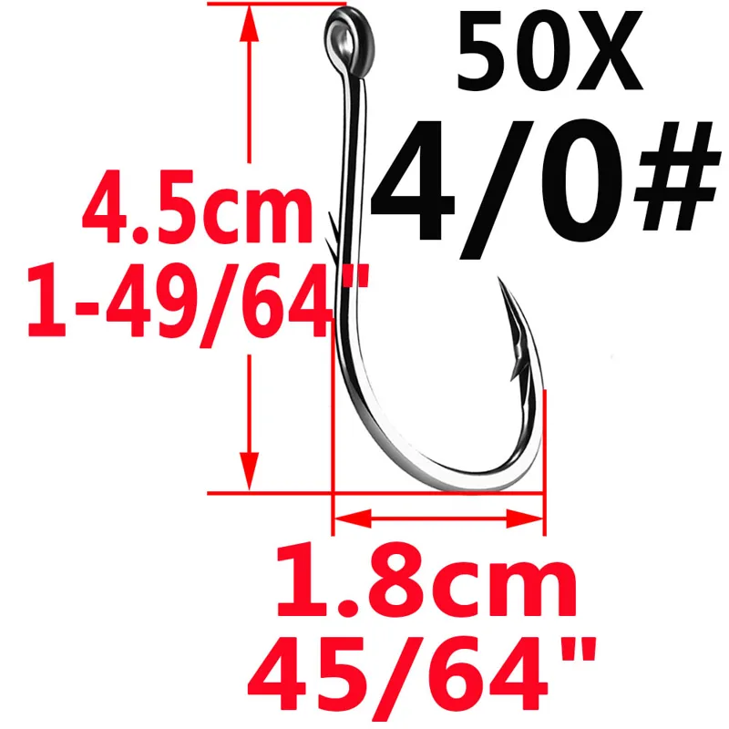 50 sztuk Iseama koło Carp Eyed – Fishing Hook Circle recenzja i cena