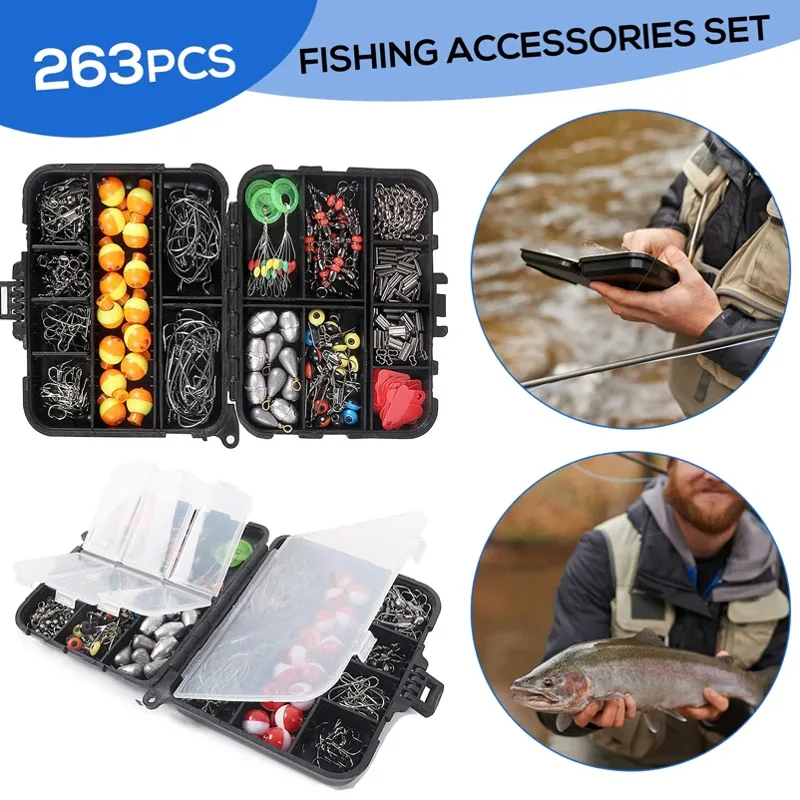 263 szt. Zestaw akcesoriów węd – Fishing Hook Box recenzja i cena