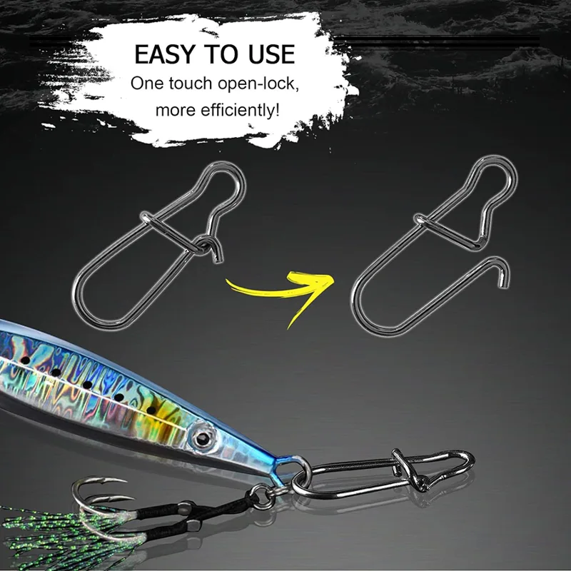 50 sztuk zatrzaski Crankbait D – Fishing Hook Stainless Steel recenzja i cena