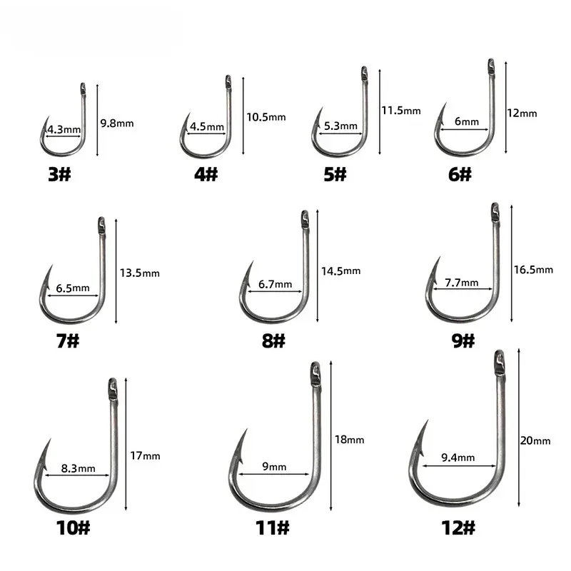 50-1600 szt./pudełko Haczyki w – Fishing Hook Circle recenzja i cena