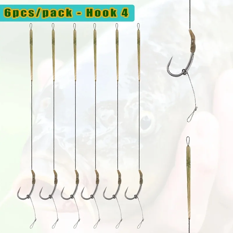 6 szt. Gotowe zestawy do wciąg – Fishing Hook Size recenzja i cena