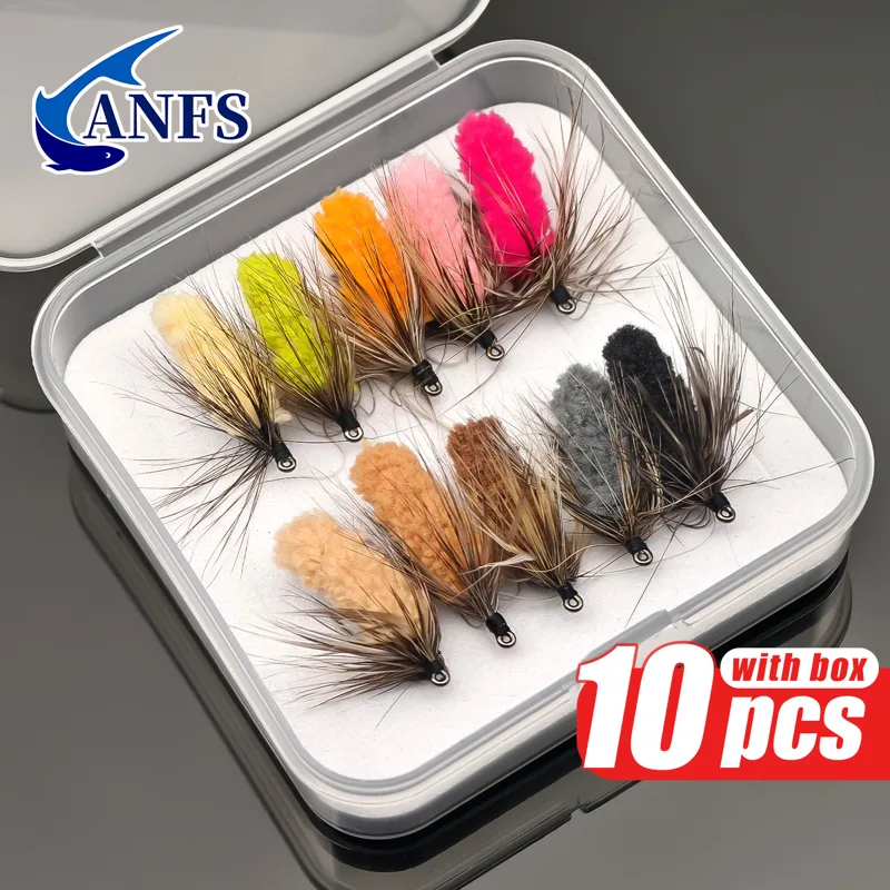 ANFS 10 szt. Muchy na mopy, ró – Fishing Hook Assortment recenzja i cena