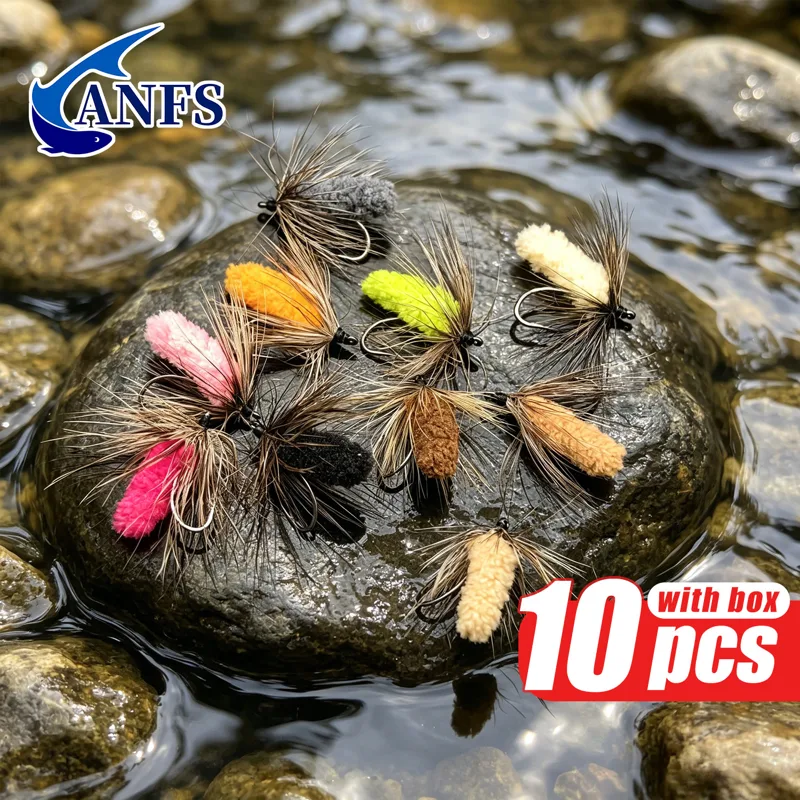 ANFS 10 szt. Muchy na mopy, ró – Fishing Hook Assortment recenzja i cena