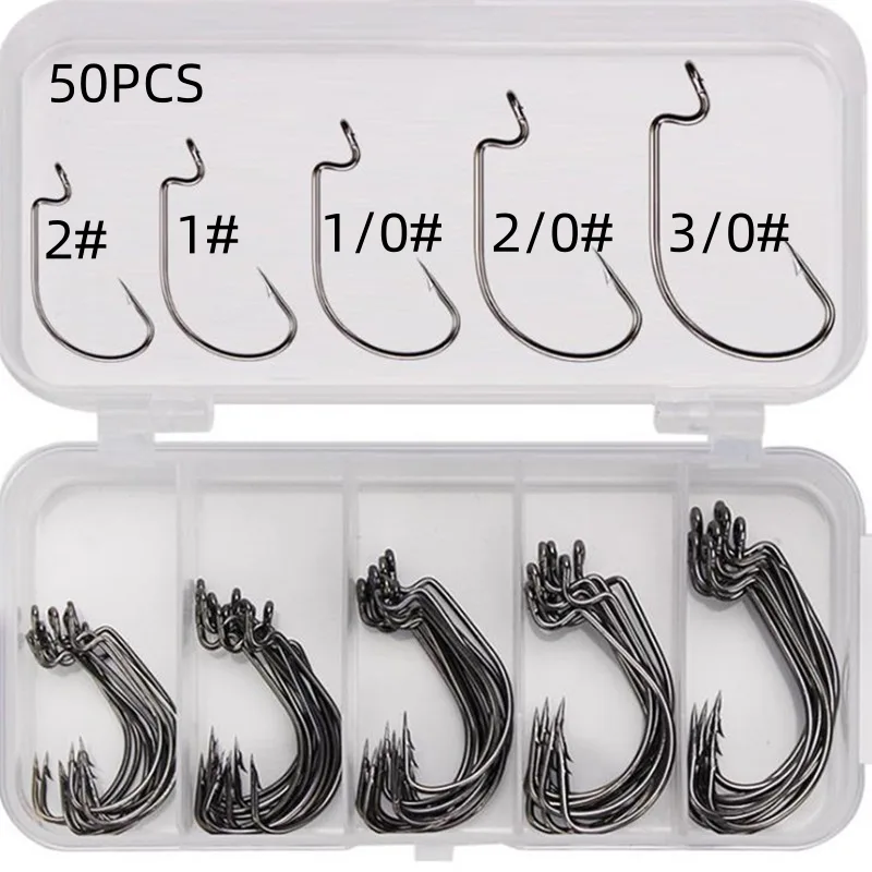 50 sztuk/pudełko Haczyki wędka – Fishing Hook Jig recenzja i cena