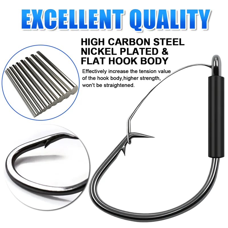 Haczyki FishTrip Weedless Wack – Fishing Hook Weedless recenzja i cena