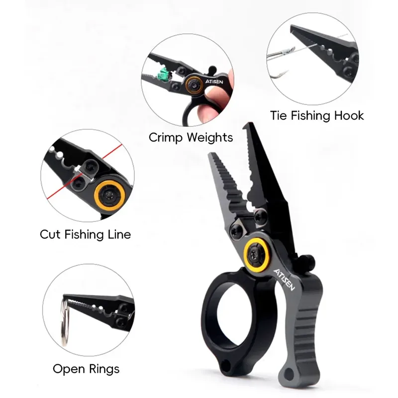 Szczypce wędkarskie mini, narz – Fishing Hook Size recenzja i cena
