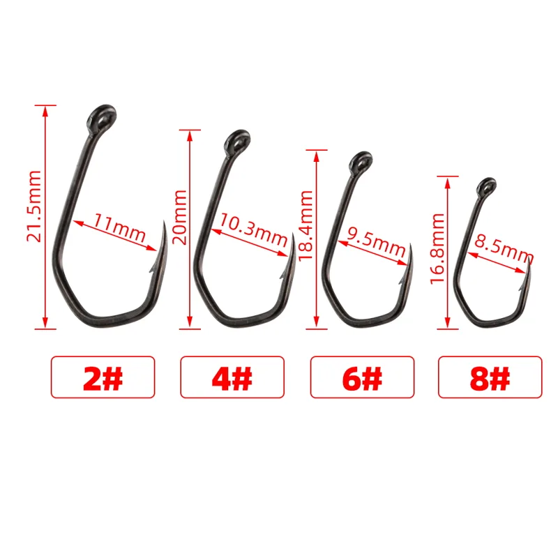 50 sztuk haczyki na ryby karpi – Fishing Hook Assortment recenzja i cena