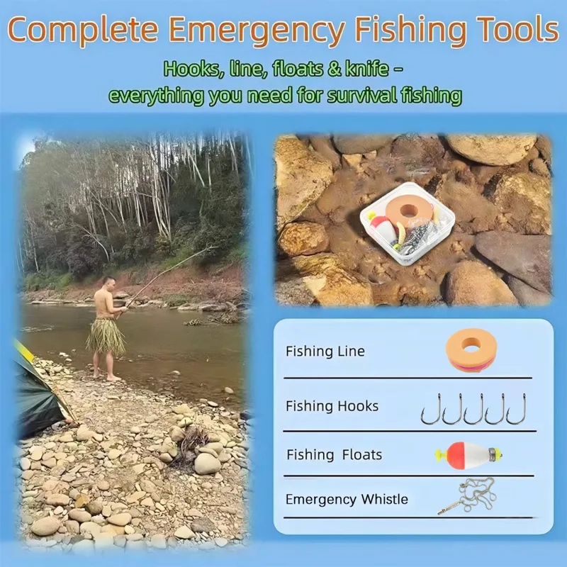Przenośny zestaw wędkarski na  – Fishing Hook Box recenzja i cena
