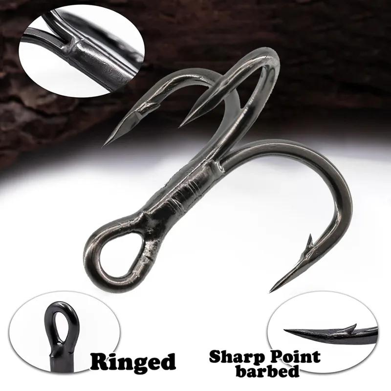 6X haczyki wędkarskie czarne 1 – Fishing Hook Offset recenzja i cena