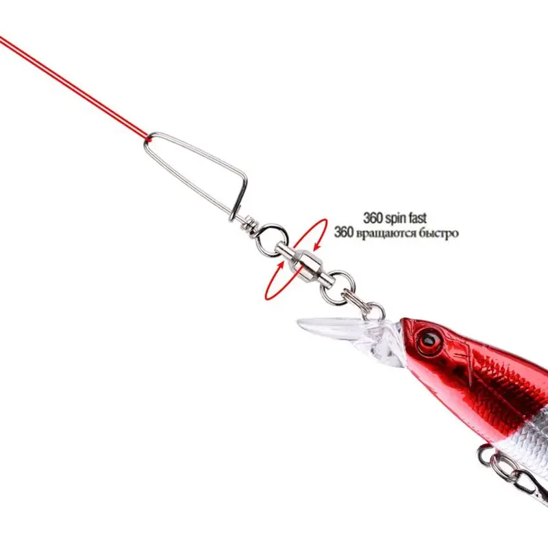50 szt. Krętlik z łożyskiem ku – Fishing Hook Stainless Steel recenzja i cena