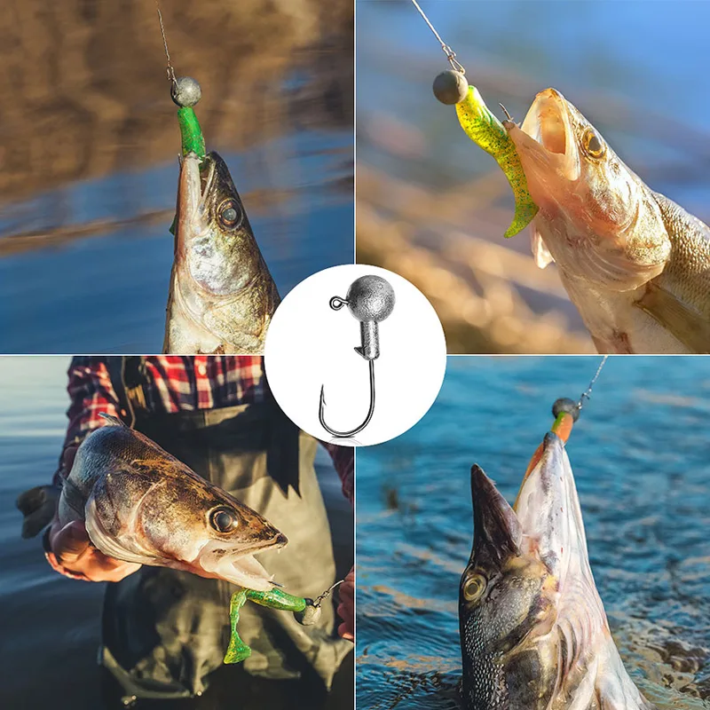 Główki jigowe WODJYJ 1g 2g 3g  – Fishing Hook Offset recenzja i cena