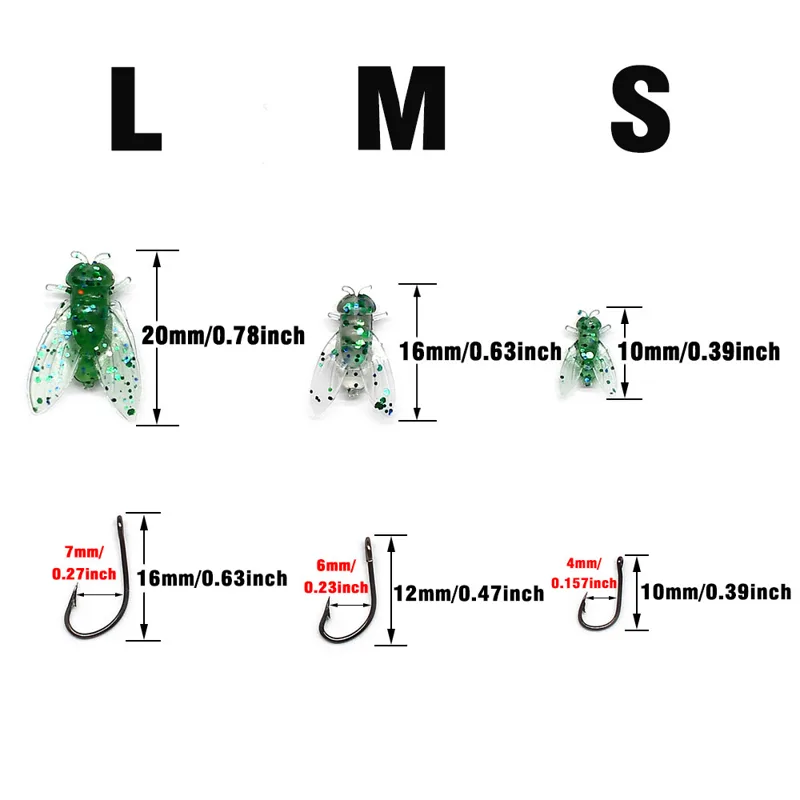 10 szt. Sztucznych Przynęt Węd – Fishing Hook Assortment recenzja i cena