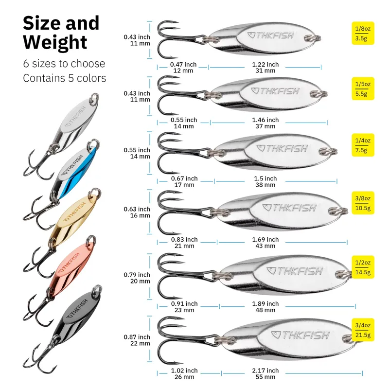 5szt Metalowe przynęty na błys – Fishing Hook Treble recenzja i cena