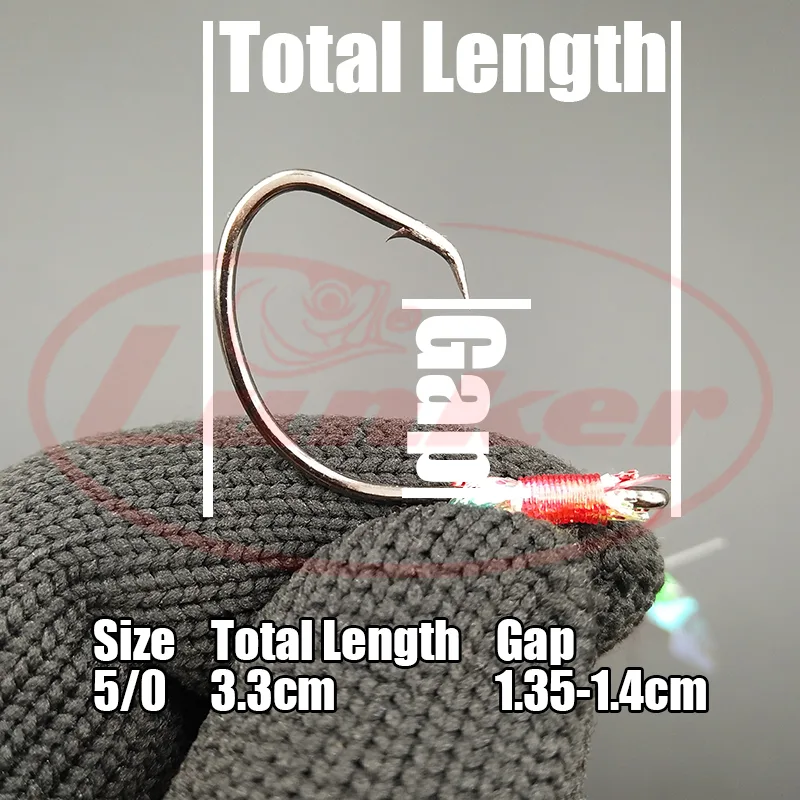Zestaw Sabiki Lunker, 10 sztuk – Fishing Hook Circle recenzja i cena