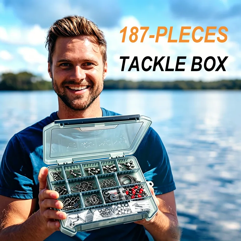 187-częściowy Zestaw Akcesorió – Fishing Hook Box recenzja i cena